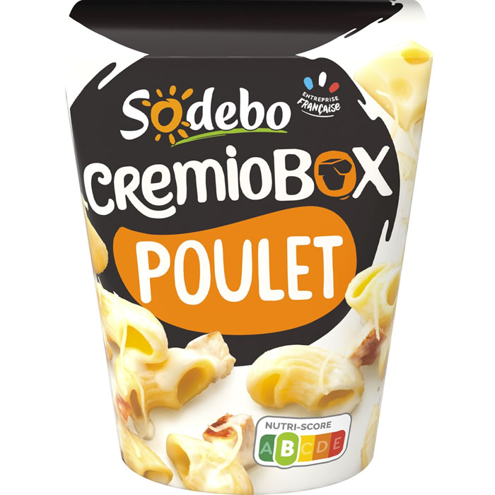 SODEBO – Pâtes au poulet, emmental et crème 280g