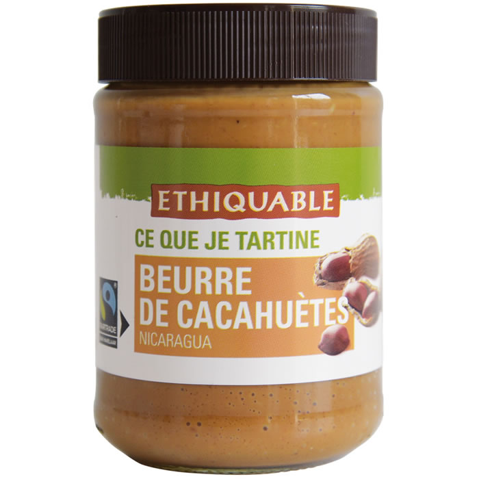 ETHIQUABLE – Beurre de cacahuètes du Nicaragua 350 g