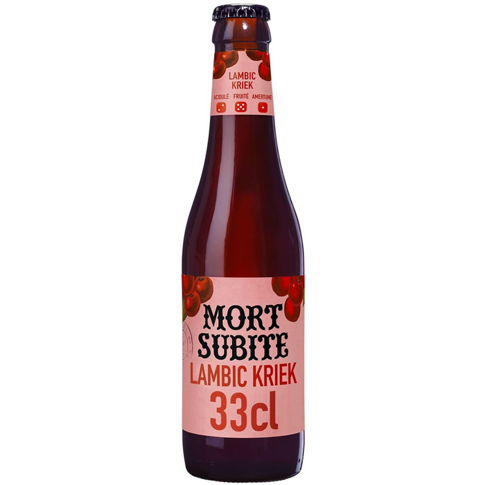 MORT SUBITE – Bière aromatisée à la cerise Lambic Kriek 33 cl