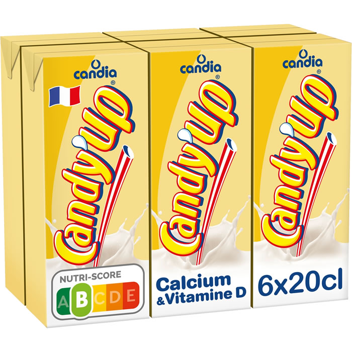 CANDIA – Lait aromatisé à la vanille UHT 6 x 20cl