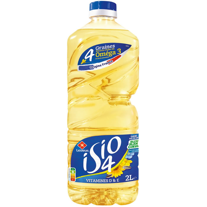 LESIEUR Isio 4 – Huile végétale – 2 L