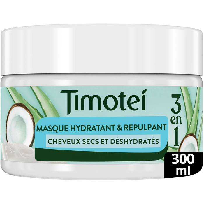 TIMOTEI – Masque hydratant et repulpant 3 en 1 300 ml