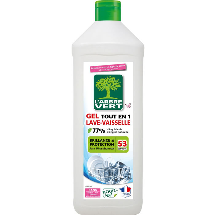 L’ARBRE VERT Gel tout-en-1 pour lave-vaisselle 901 ml