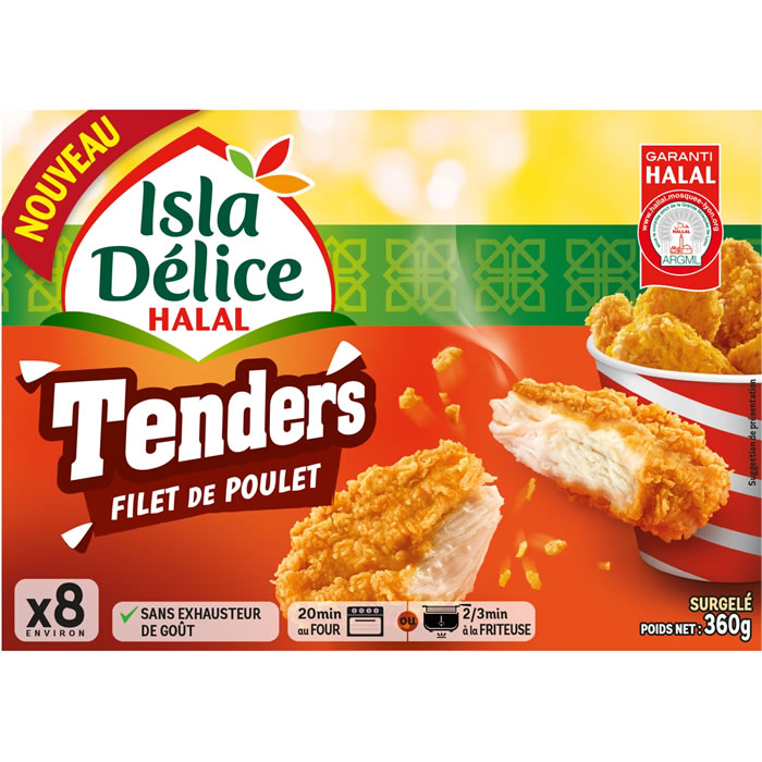 ISLA DELICE – Aiguillettes de poulet panées halal 360g