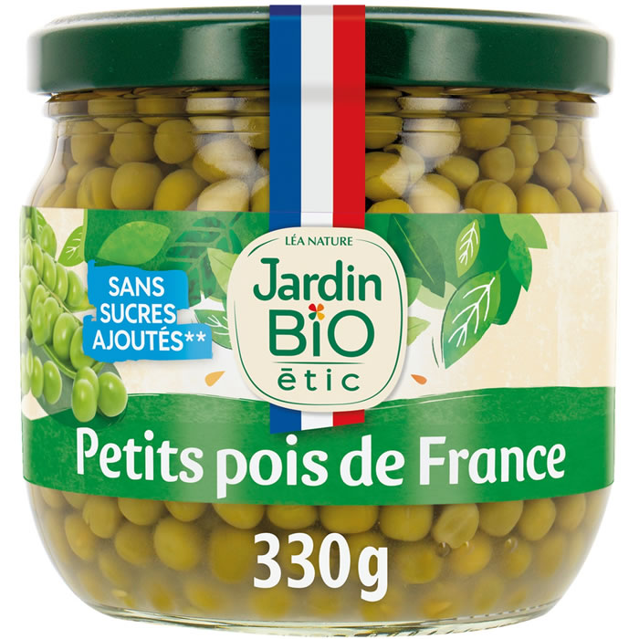 JARDIN BIO Étic – Petits pois extra fins bio 330g