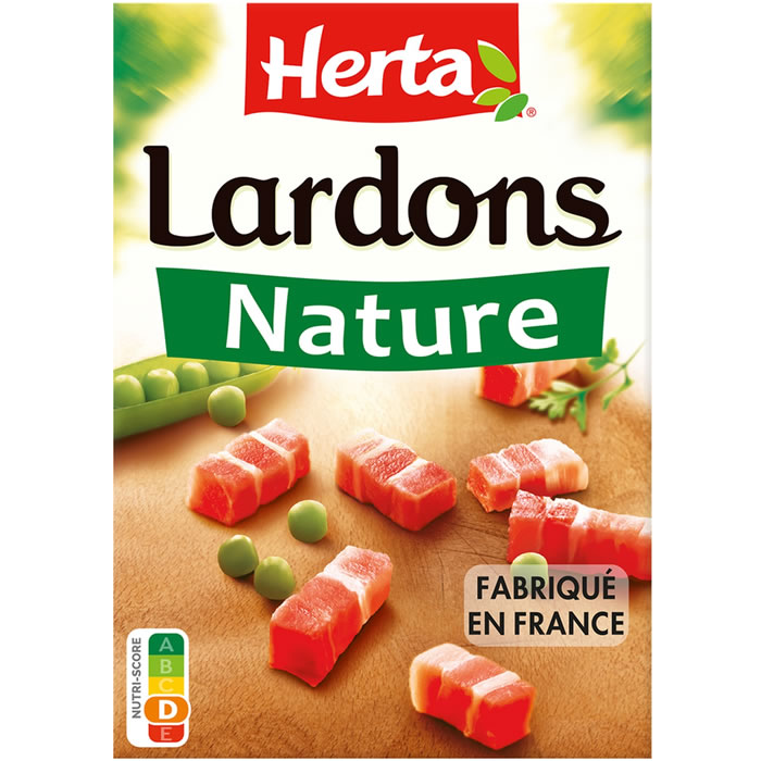 HERTA Lardons nature Moyen Format