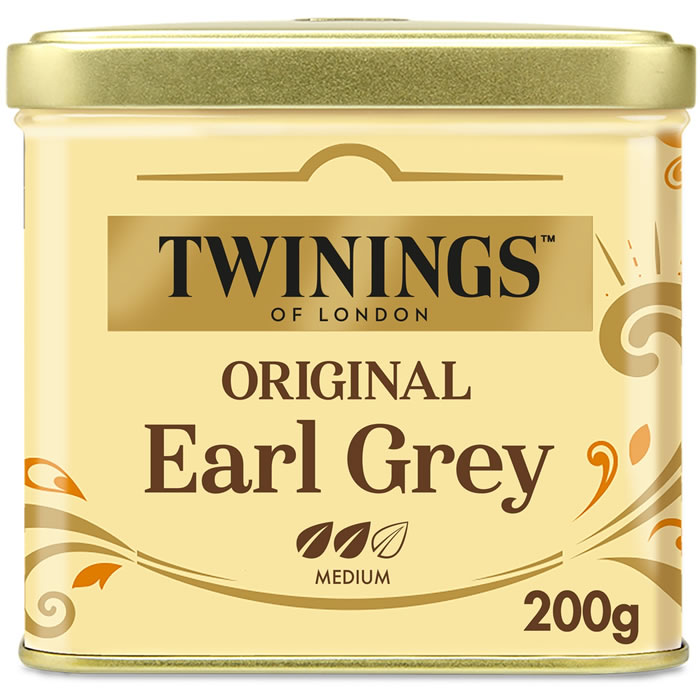 TWININGS Thé noir Earl grey (200g)