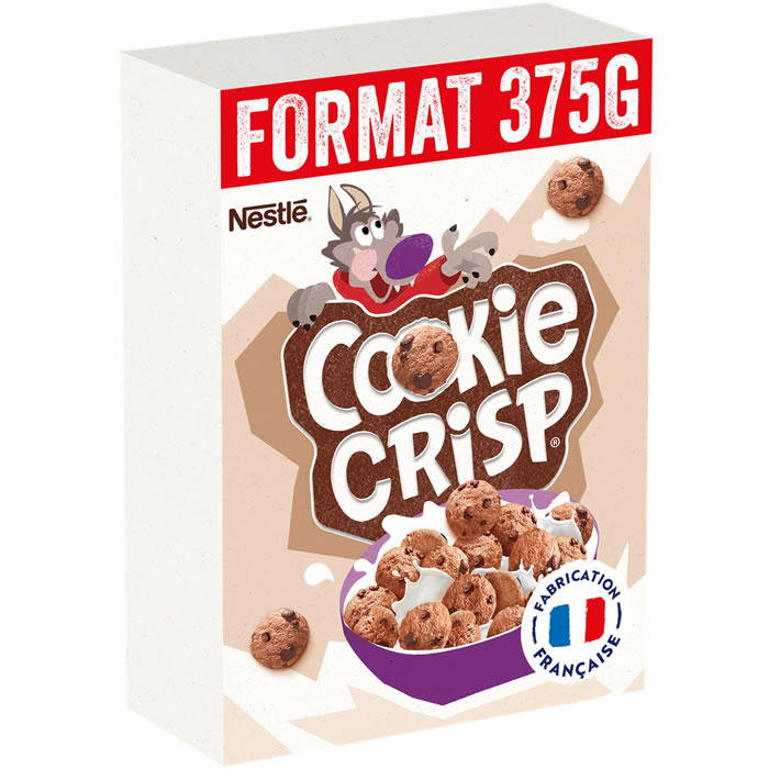 NESTLE Cookie Crisp – Céréales aux pépites de chocolat 375 g