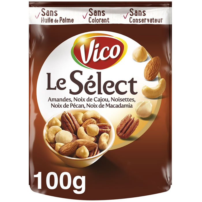 VICO Le Sélect – Mélange de graines grillées salées et de noix de pécan 100g