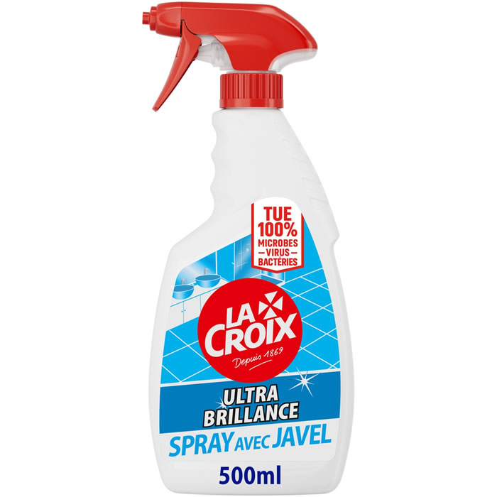 LA CROIX Nettoyant spray désinfectant avec javel 500 ml