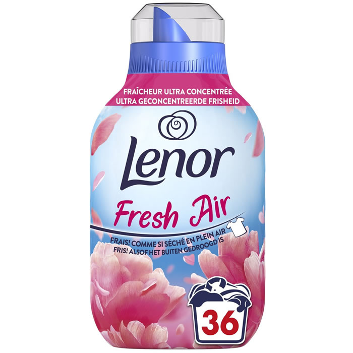 LENOR Fresh Air Adoucissant concentré jardins en fleurs 504 ml