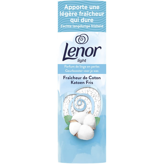 LENOR Light Parfum de linge en perles fraîcheur de coton 235 g