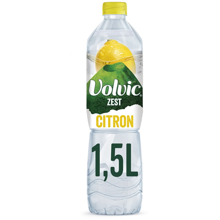 VOLVIC – Eau aromatisée au citron 1,5 L