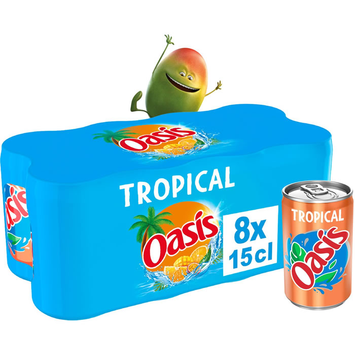 OASIS – Boisson aux fruits tropicaux 8 x 15 cl