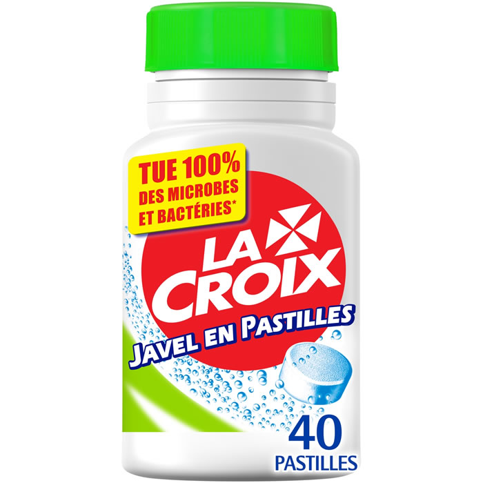 LA CROIX Pastilles de javel 40 pièces