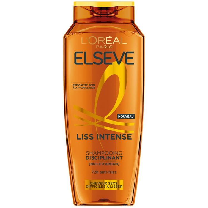 ELSEVE Liss Intense – Shampoing disciplinant à l’huile d’argan 300 ml