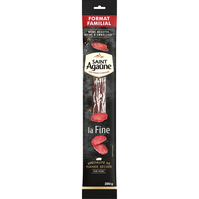 SAINT AGAUNE La Fine – Saucisson sec Grand Format 280g
