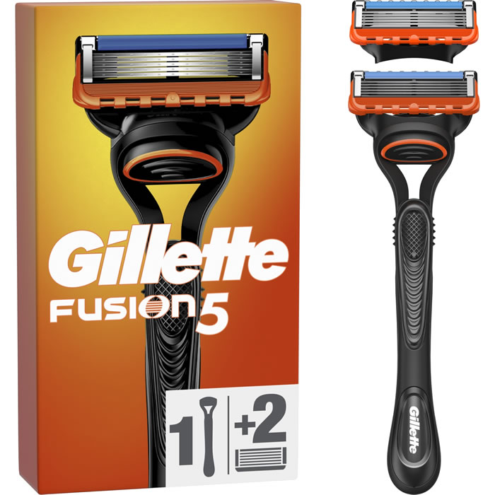 GILLETTE Fusion 5 – Rasoir avec recharge 5 lames