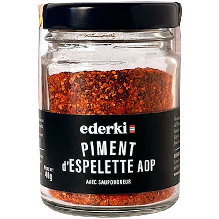 EDERKI – Piment d’Espelette AOP en poudre 40 g