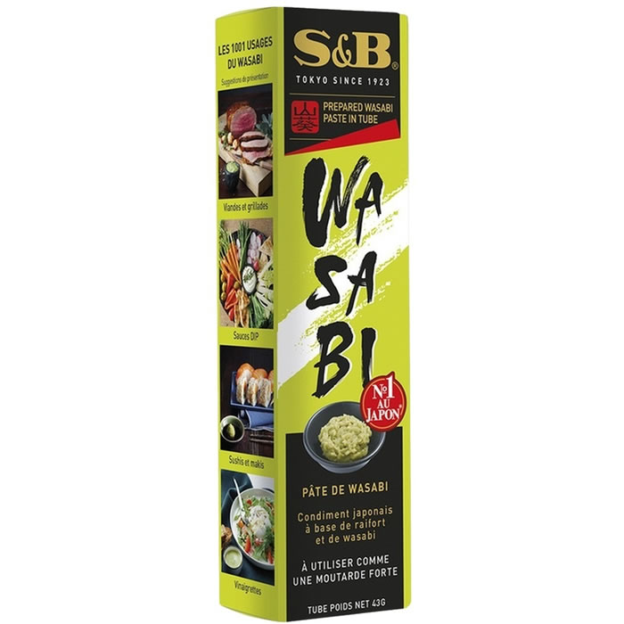 S&B – Pâte de wasabi condiment japonais 43g