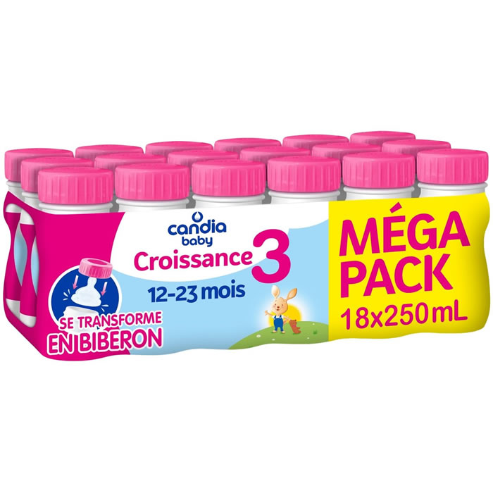 Lait de croissance liquide 12/23 mois CANDIA Baby