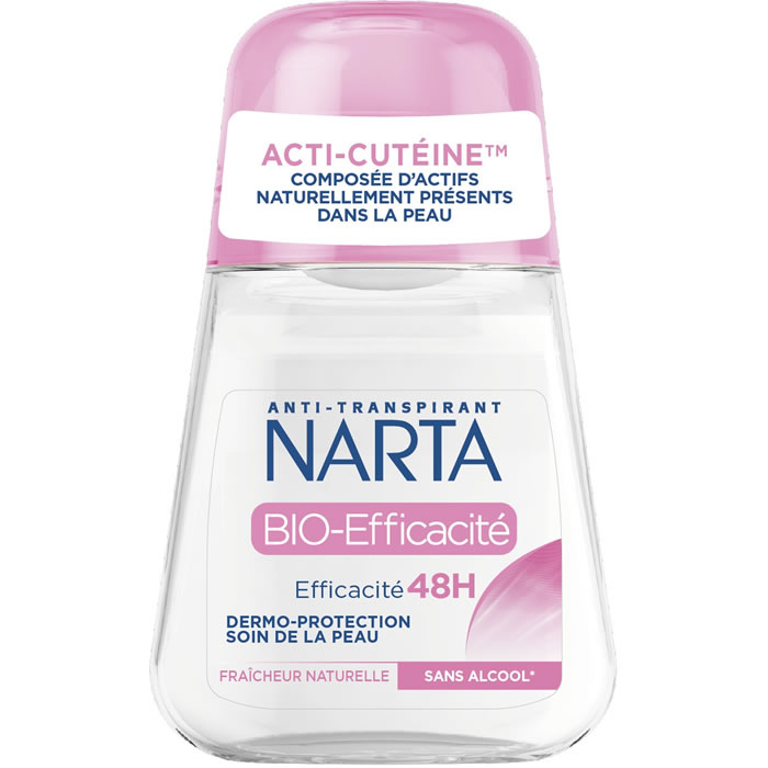 NARTA – Déodorant bille anti-transpirant 48h 50 ml