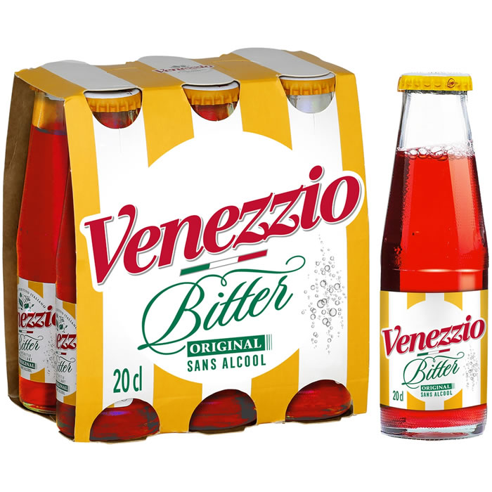VENEZZIO – Bitter apéritif sans alcool 6 x 10 cl