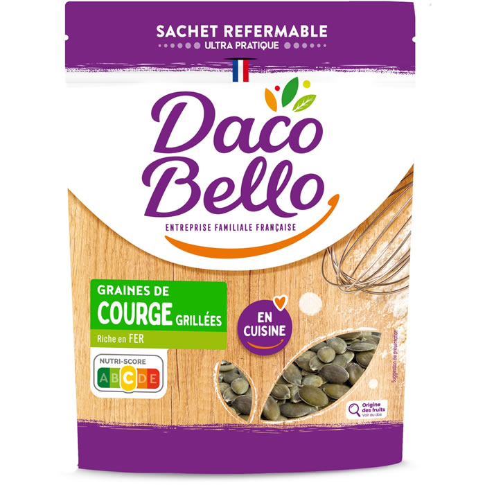 DACO BELLO – Graines de courges grillées 125 g