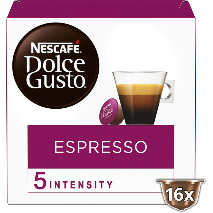 NESCAFE Dolce Gusto – Capsules de café espresso N°5 (16 capsules)
