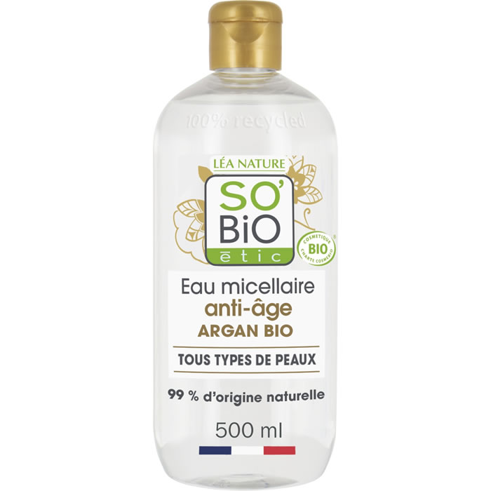 SO BIO ETIC – Eau micellaire anti-âge à l’argan bio
