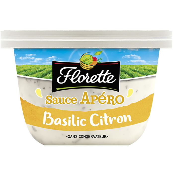 FLORETTE – Sauce citron et basilic 175g