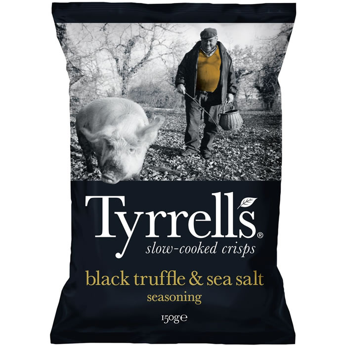 TYRRELLS – Chips saveur truffe noire 150g