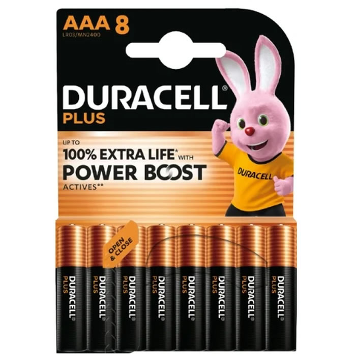 DURACELL Piles alcalines LR03 – type AAA