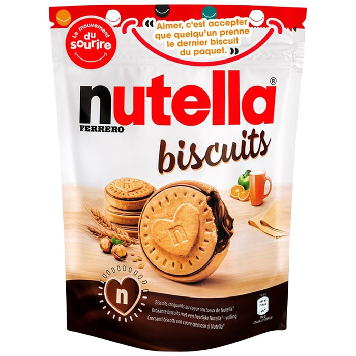 NUTELLA – Biscuits fourrés au Nutella 304 g