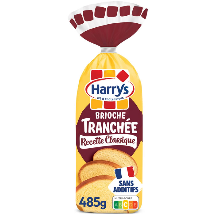 HARRYS – Brioche tranchée nature 485 g