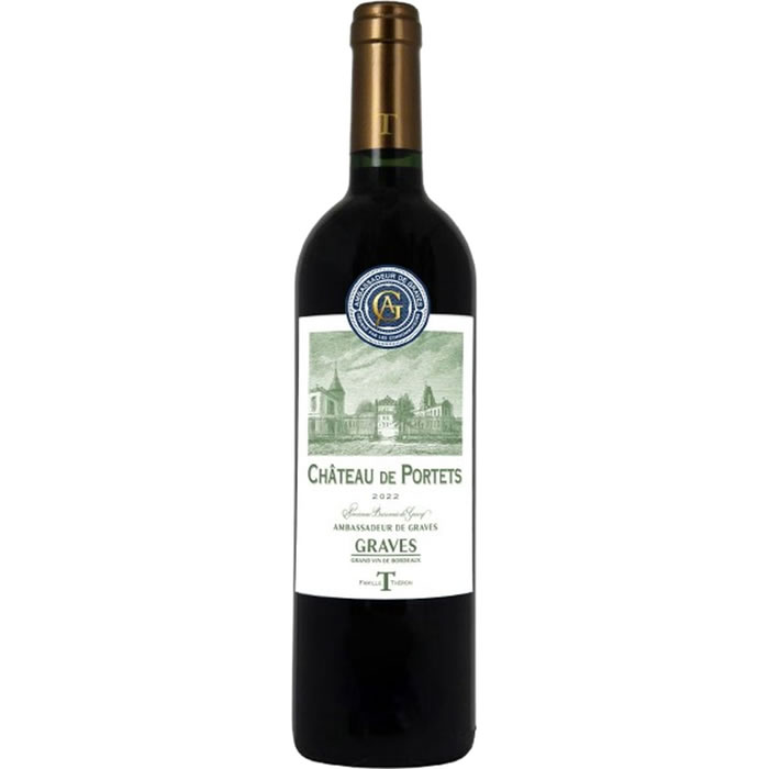 GRAVES Graves Château de Portets rouge Vin rouge AOP 75 cl