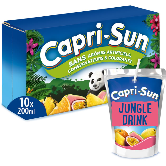CAPRI-SUN – Boisson aux fruits Jungle Drink 10 x 20 cl