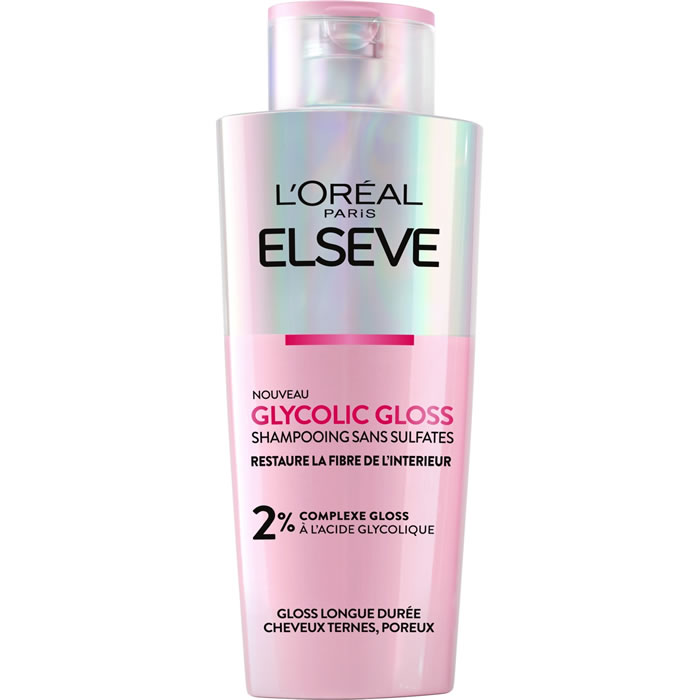ELSEVE Glycolic Gloss – Shampoing réparateur sans sulfate 200 ml