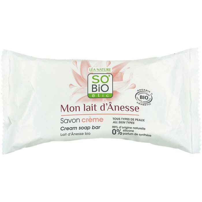 SO BIO ETIC – Savon solide au lait d’ânesse bio 1 savon
