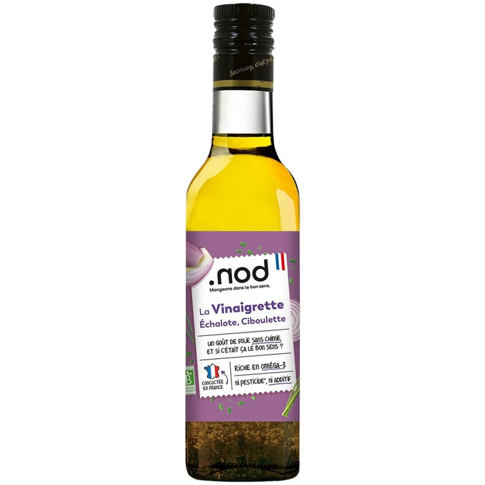 .NOD – Vinaigrette à l’échalote et ciboulette bio – 24 cl