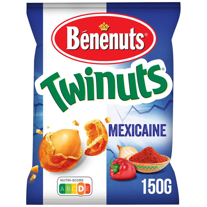 BENENUTS – Cacahuètes enrobées saveur Mexicaine 150g