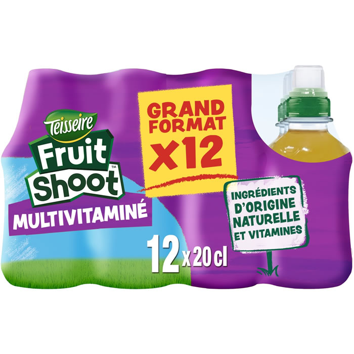 TEISSEIRE – Boisson aux fruits multivitaminé 12 x 20 cl