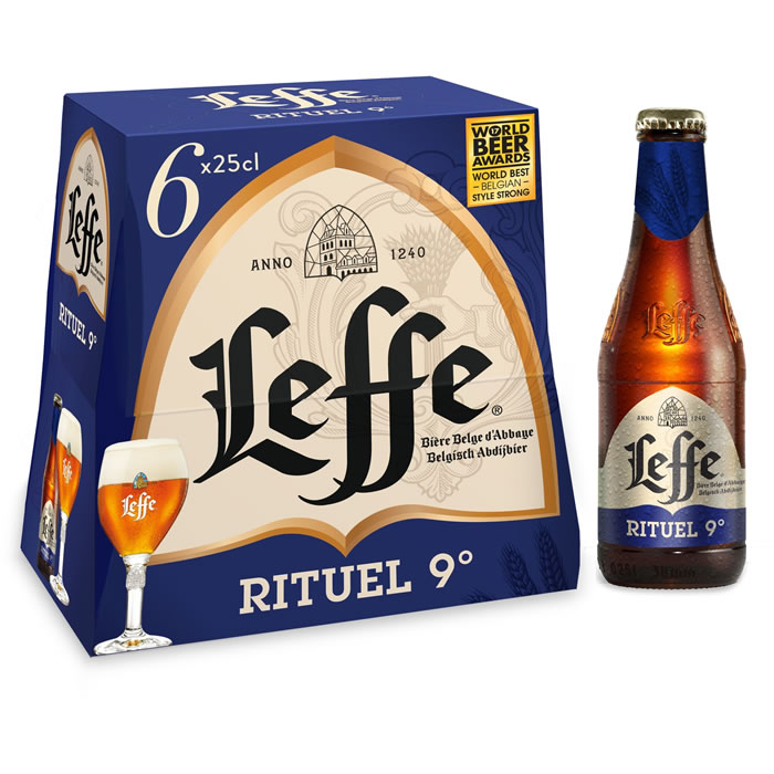 LEFFE – Rituel Bière blonde 6 x 25 cl