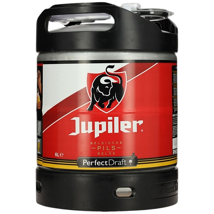 JUPILER – Fût de bière blonde Belge PerfectDraft 6 L
