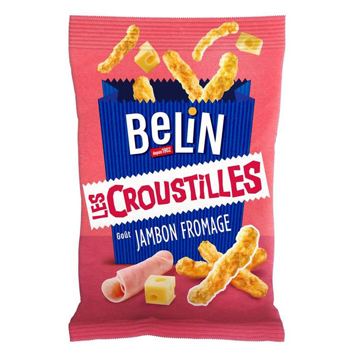 BELIN – Croustilles au Jambon et au Fromage 85g