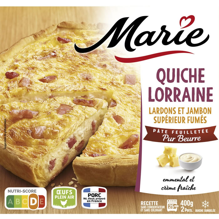 MARIE – Quiche Lorraine 400g