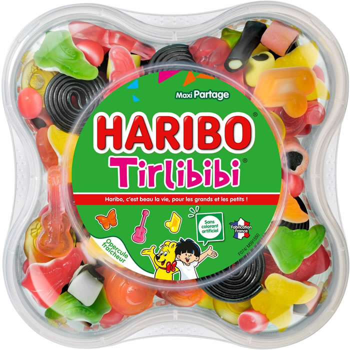 HARIBO Tirlibibi Assortiment de bonbons gélifiés aromatisés 750g