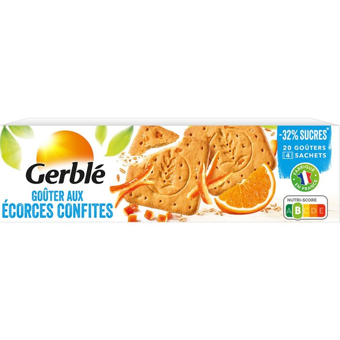 GERBLE – Biscuits au écorces confites 360 g