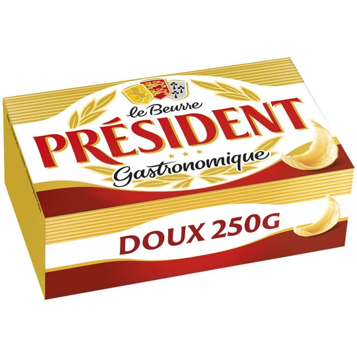PRESIDENT Gastronomique Beurre doux – 250g