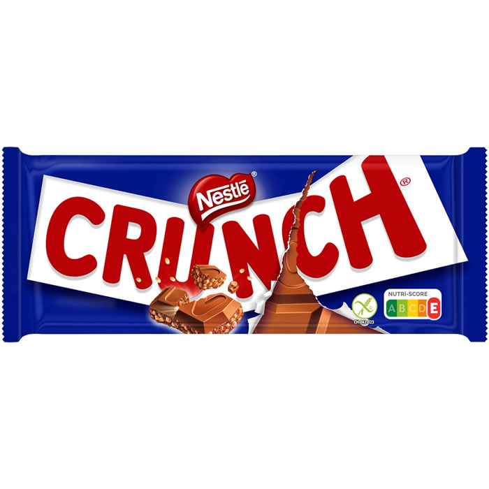 NESTLE Crunch – Tablette de chocolat au lait aux céréales croustillantes 2x100g